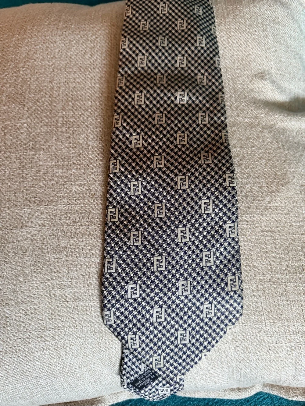Fendi silk tie